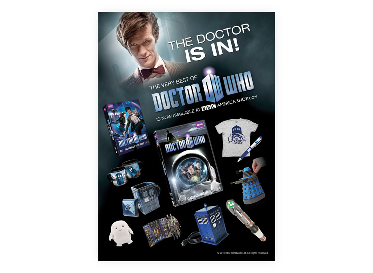 Doctor Who MercDoctor Who Merchandise Adhandise Ad