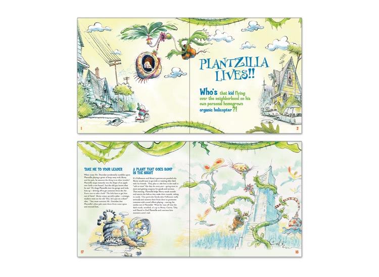 Plantzilla Style Guide Spreads