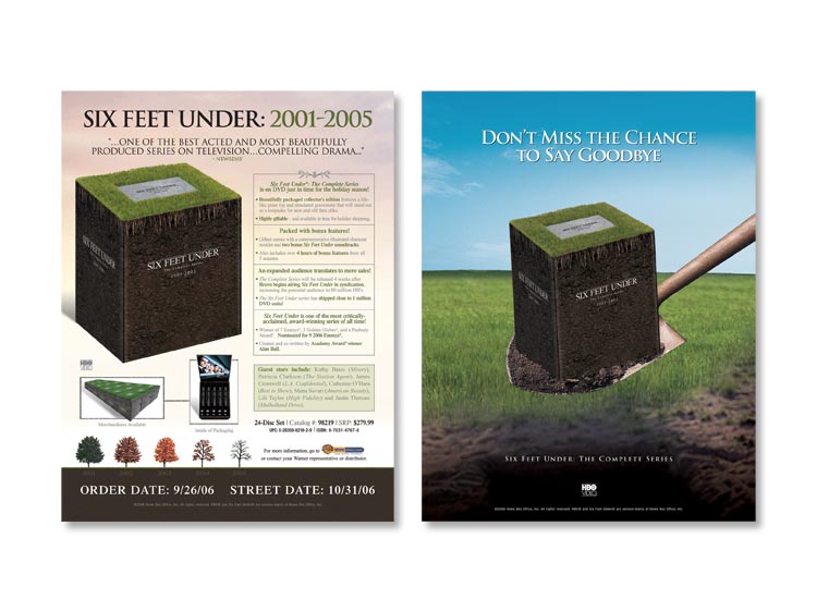 Six Feet Under DVD Gift Set Ads