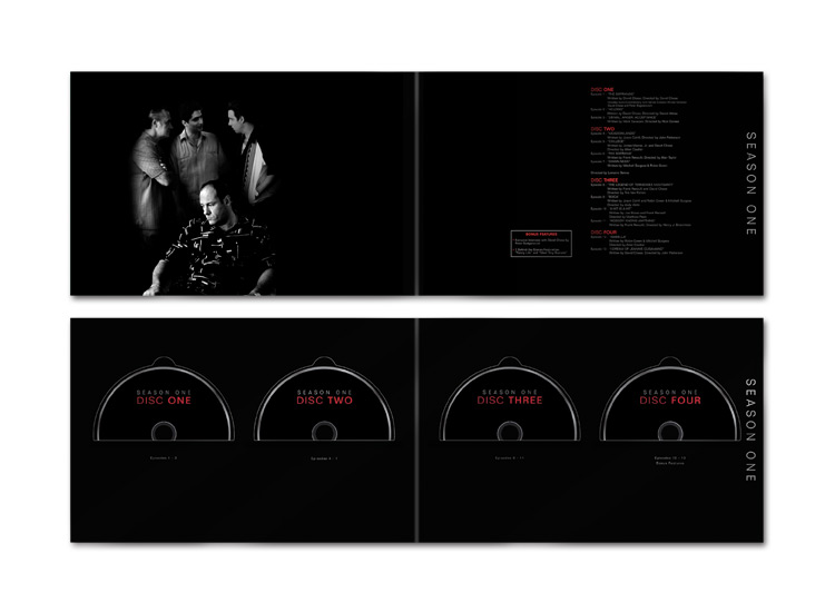 The Sopranos DVD Gift Set Inside Pages